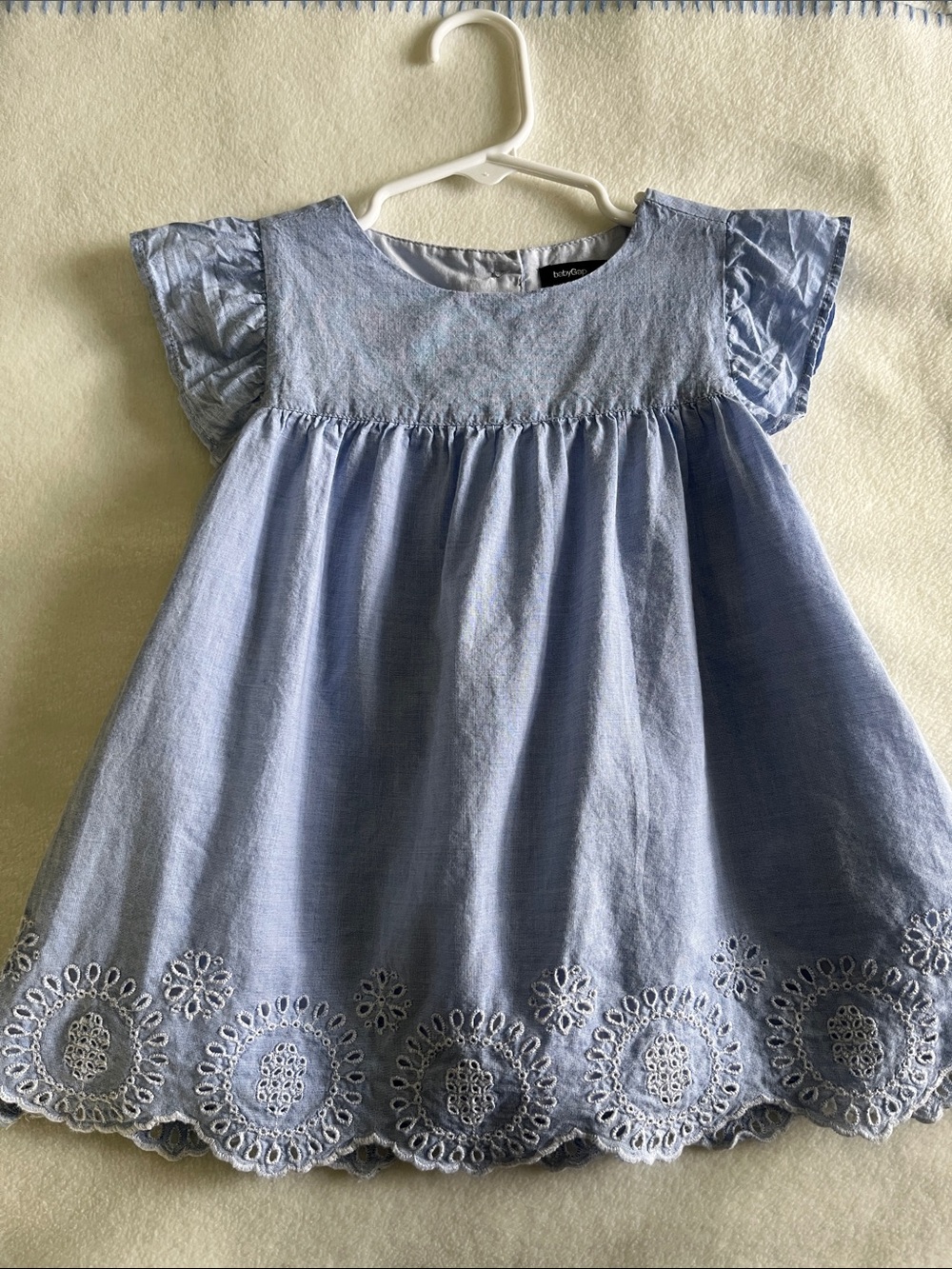 Baby Gap light denim summer top. Size 5